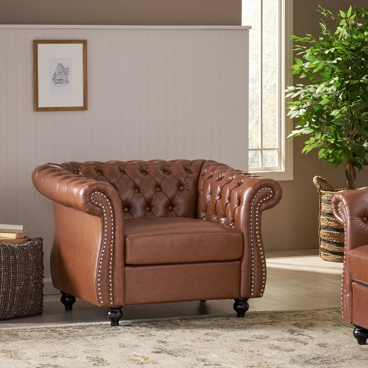 Small chesterfield online armchair